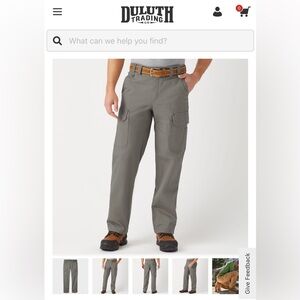 Duluth Trading Company Flex Fire Hose Cargo Pants - EUC